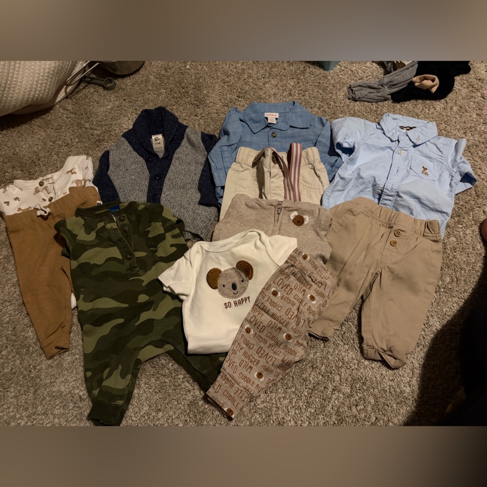 0-3 month boys winter bundle